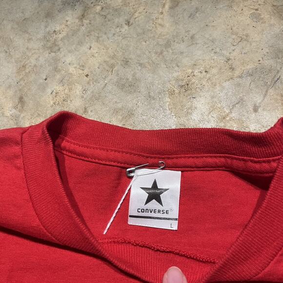 Vintage 2000s Dwyane Wade Red Converse Basketball Shirt - Picture 4 of 4